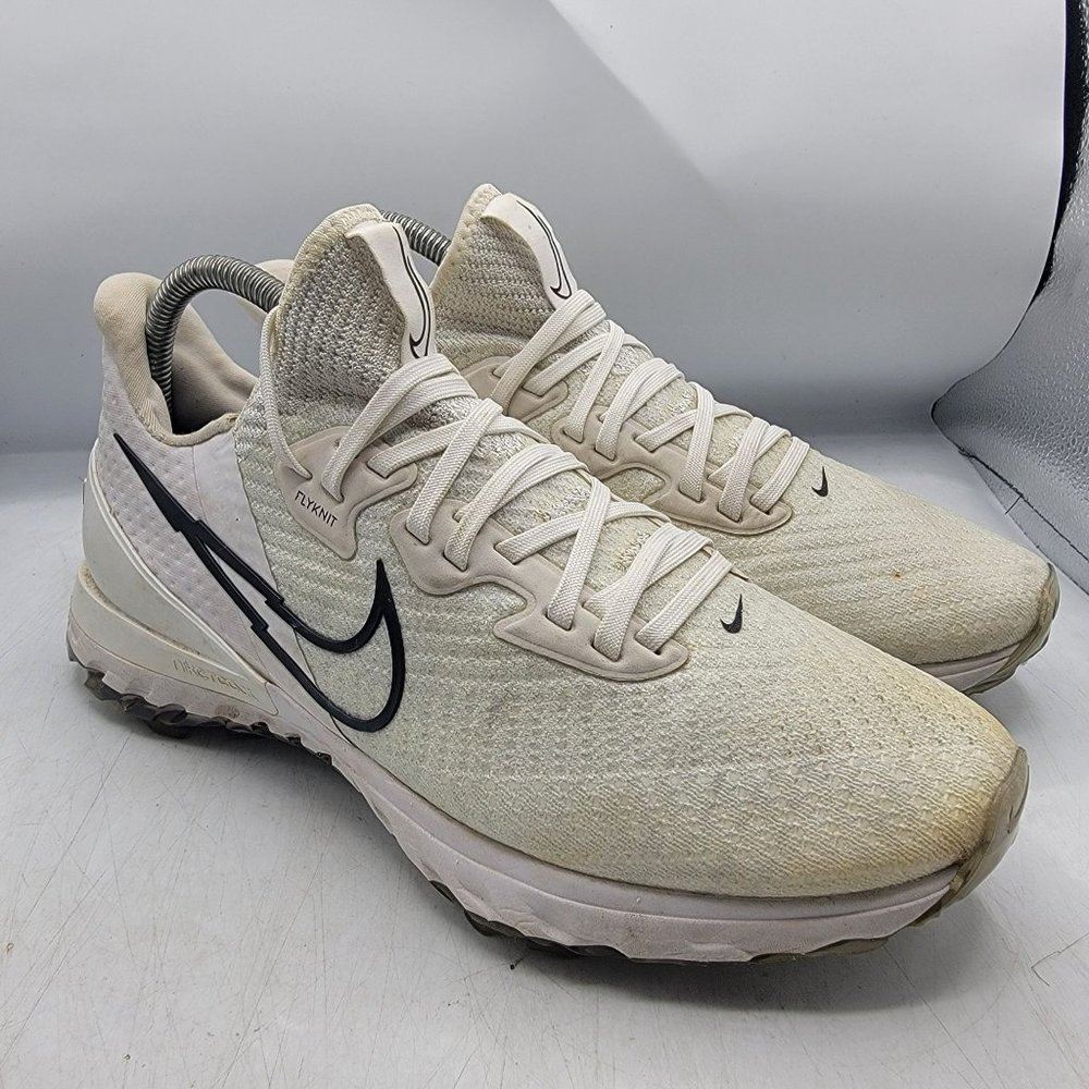 Nike Air Zoom Infinity Tour Mens 8 White Spiked Golf Shoes CT0540-133